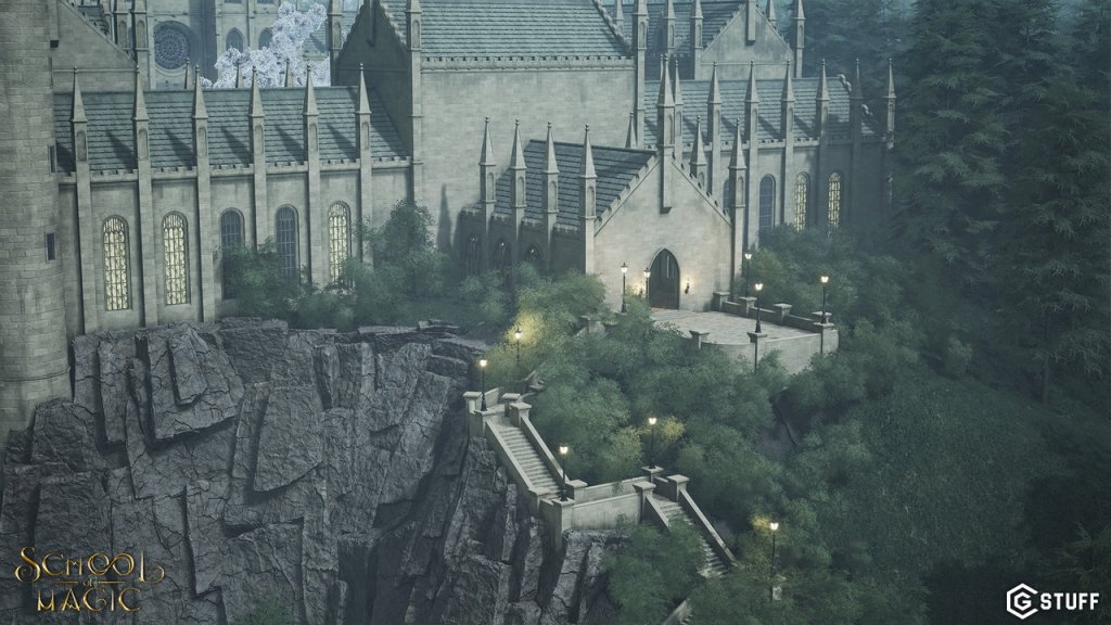 图片[2]-【UE虚幻资源】魔法学校场景-School of Magic-IMAXCG