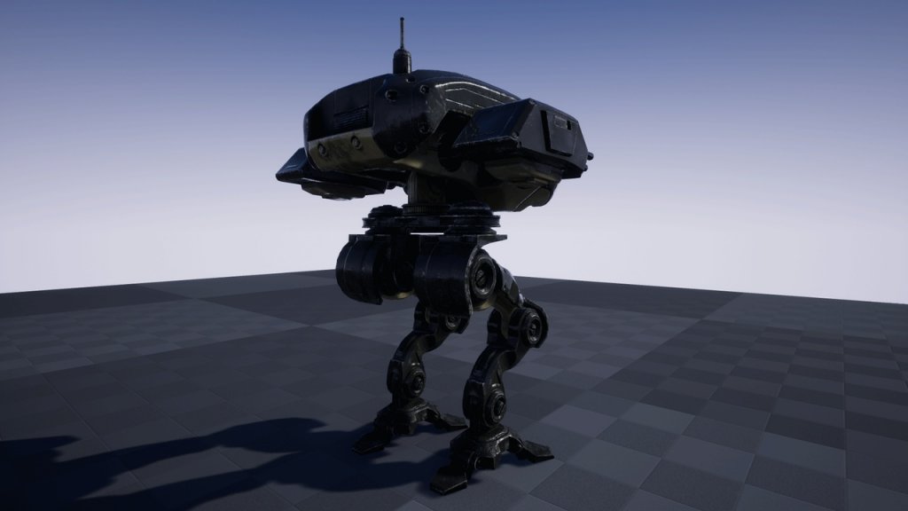 图片[2]-【UE虚幻资源】战斗机器人模型-ASSAULT ROBOT-IMAXCG