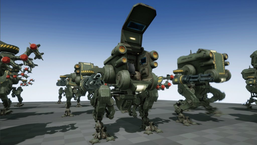 图片[2]-【UE虚幻资源】机甲模型-MECH BIPED-IMAXCG