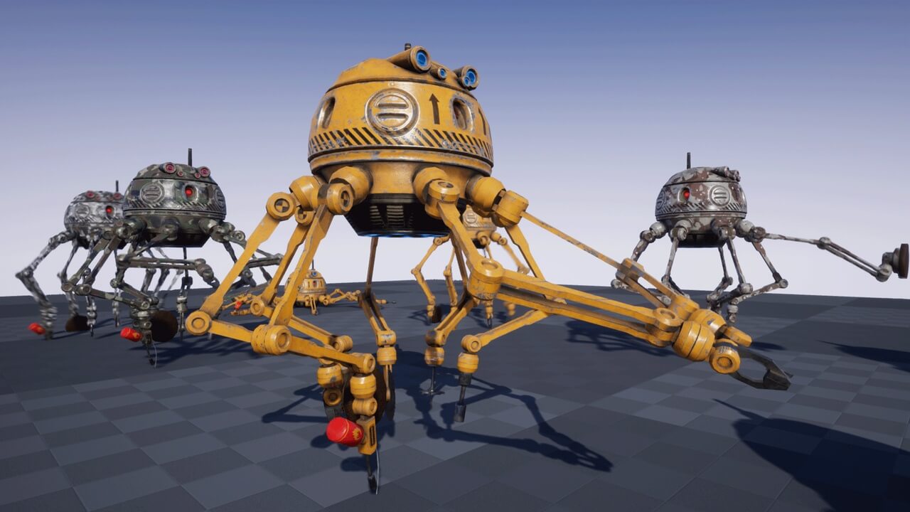【UE虚幻资源】维修球形机器人-SCI FI: MAINTENANCE ORB-IMAXCG