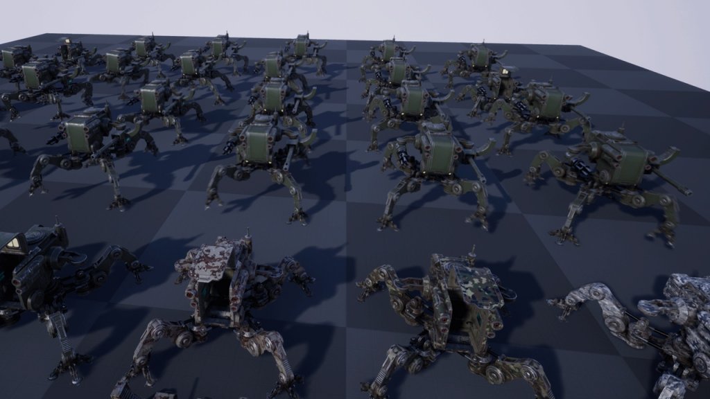 图片[5]-【UE虚幻资源】科幻四足机甲-SCI FI: QUADRAPED MECH-IMAXCG