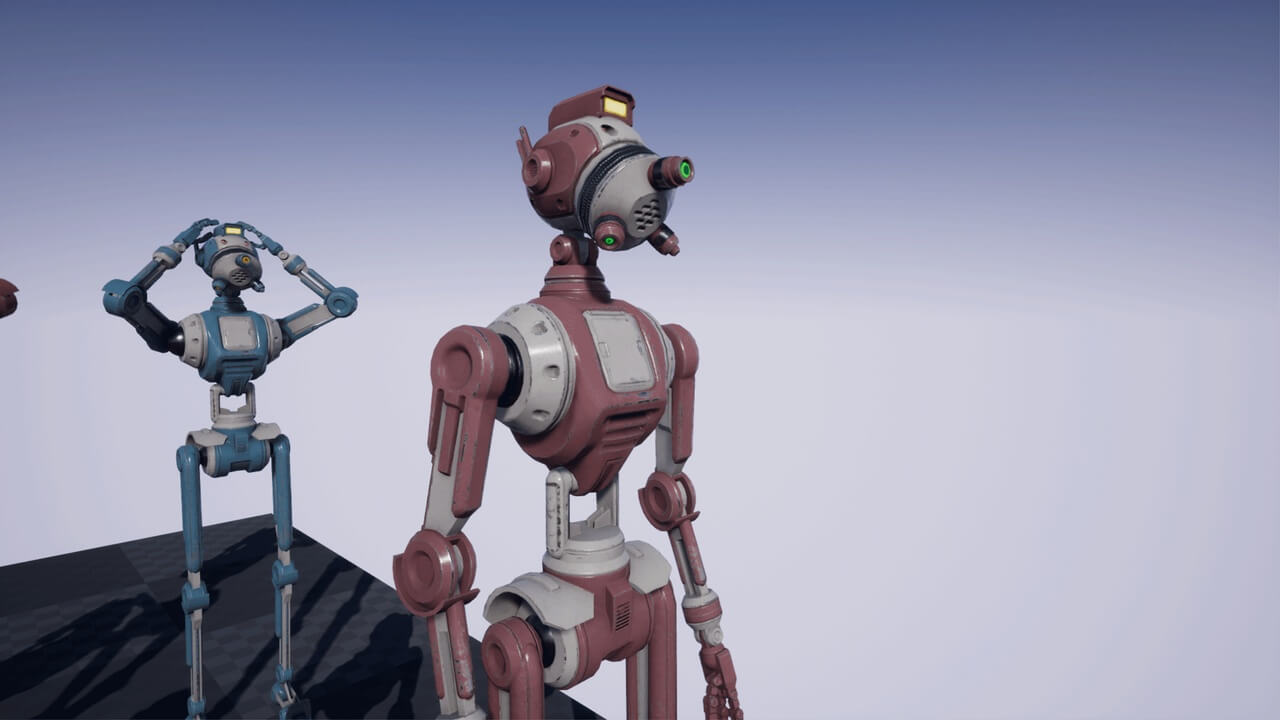 【UE虚幻资源】科学家机器人模型-SCI FI: SCIENTIST DROID-IMAXCG