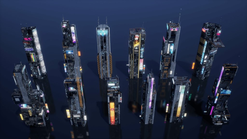 图片[2]-【UE虚幻资源】赛博朋克科幻建筑包-Scifi Cyberpunk Futuristic building Bundle-IMAXCG