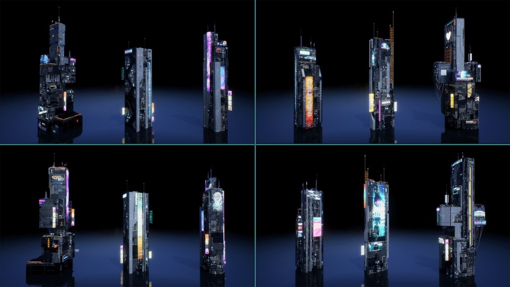 图片[6]-【UE虚幻资源】赛博朋克科幻建筑包-Scifi Cyberpunk Futuristic building Bundle-IMAXCG
